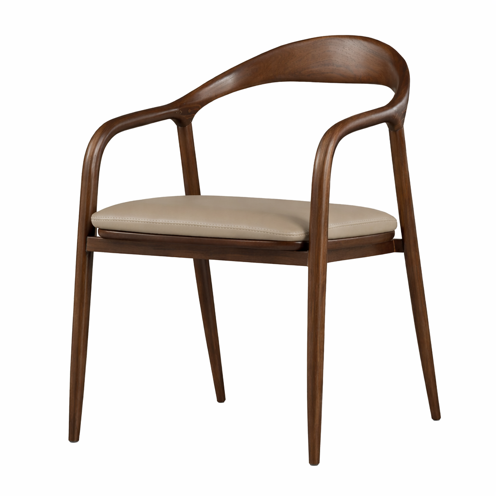 Chaise design Orvials - Inspiration mid-century en bois massif